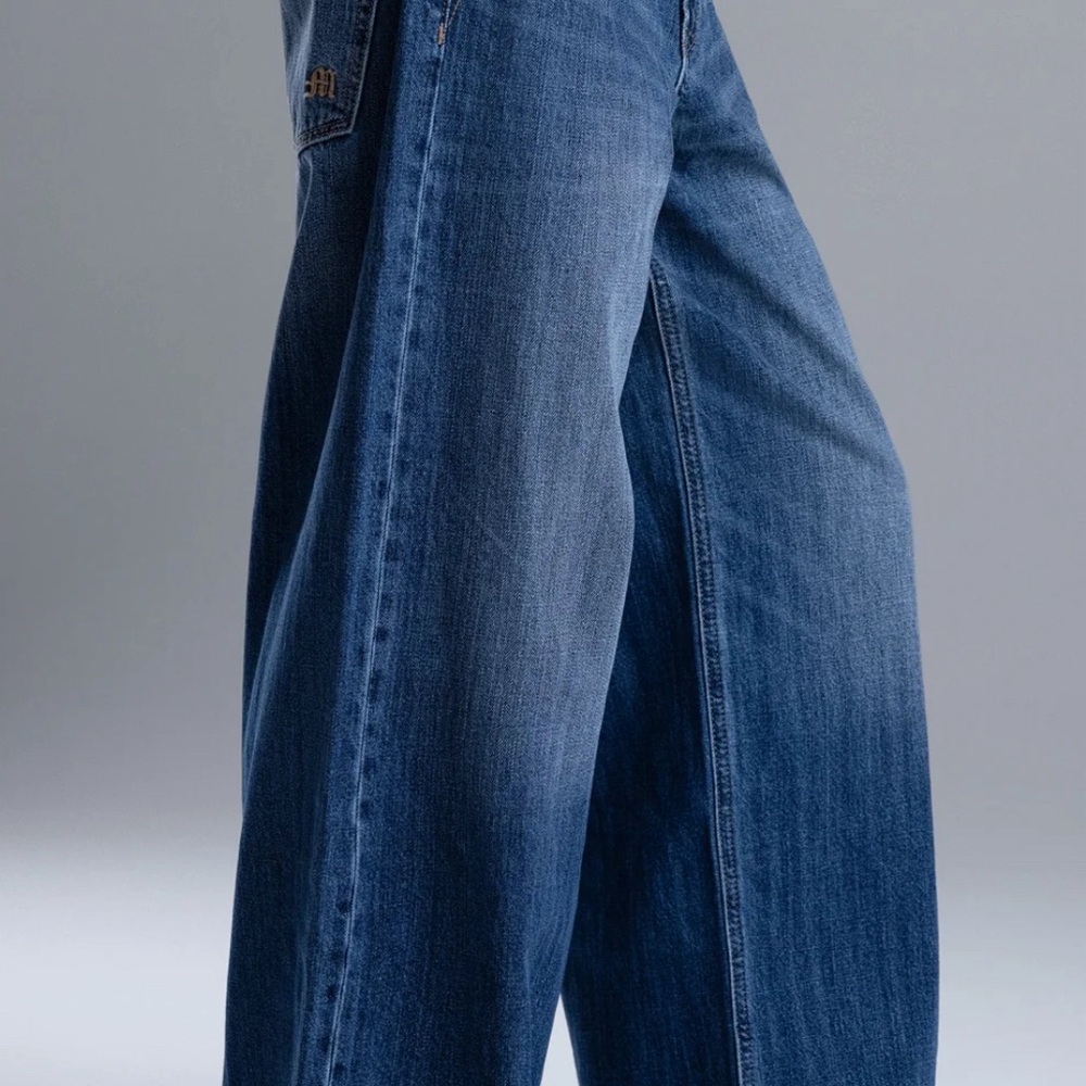Miss Me Blue Denim Jeans super baggy wide - Picture 5 of 9